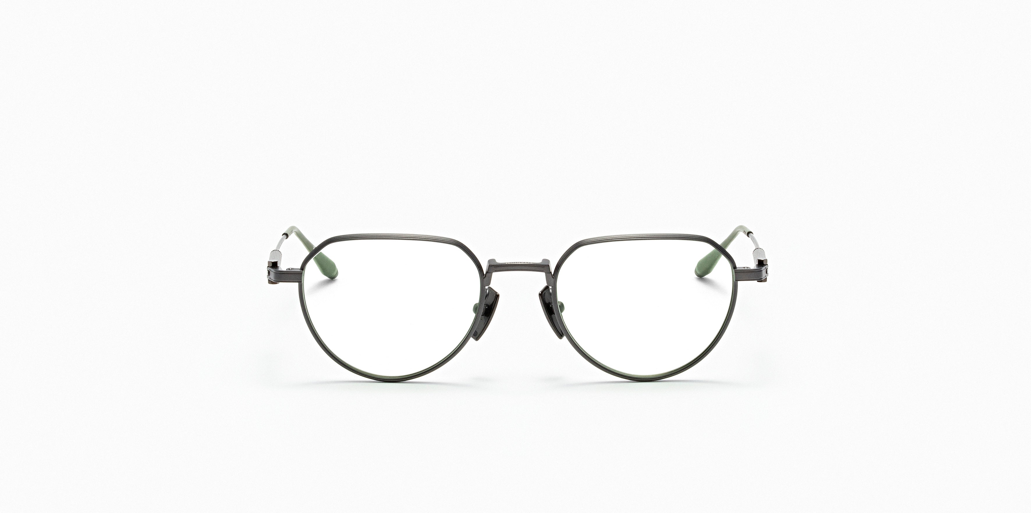 Akoni Etere Artemis occhiali da sole Black Iron titanio