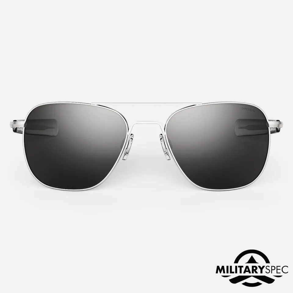 Randolph Aviator Military Special Edition occhiali sole chrome grigio
