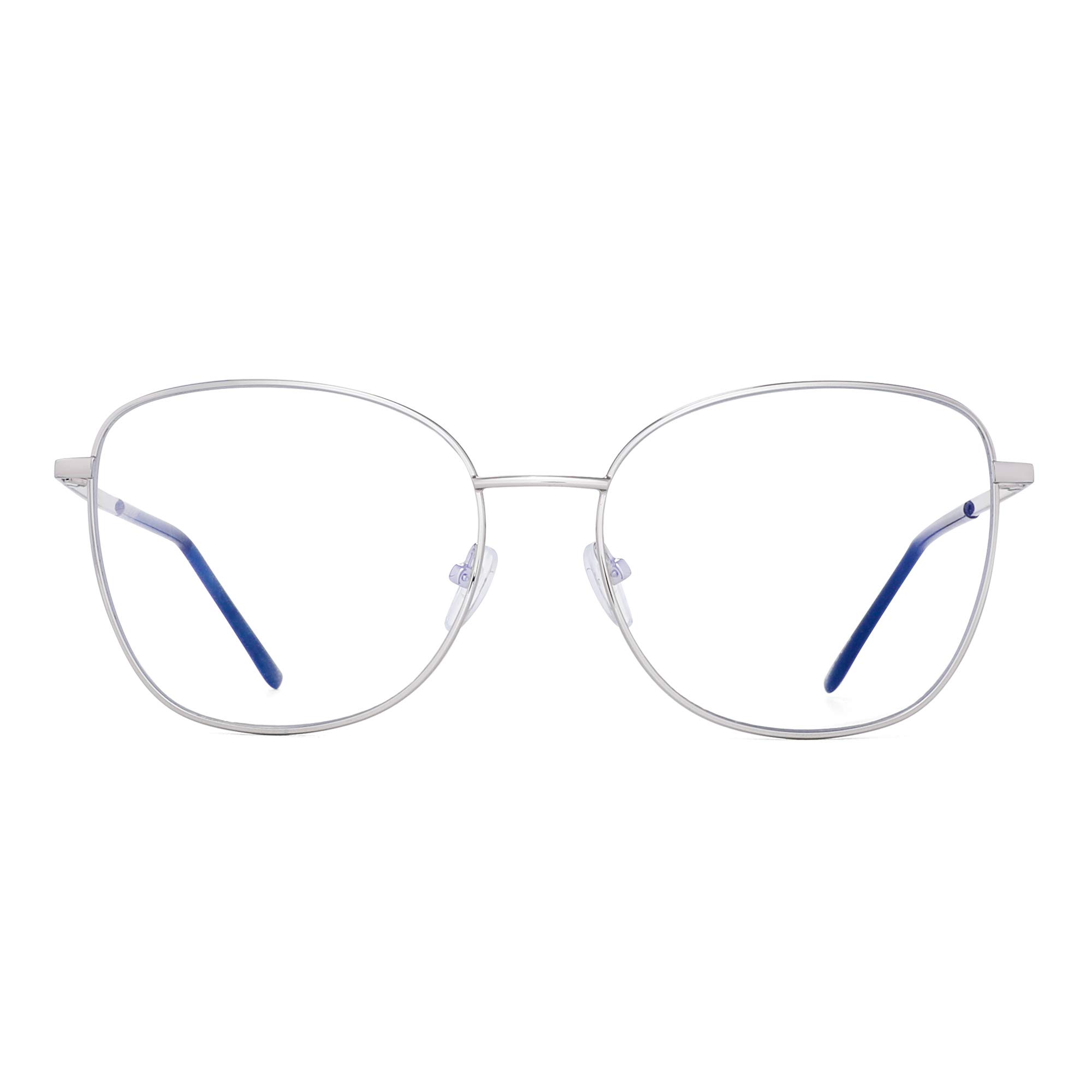 Glindar occhiali luce blu montatura metallo anti affaticamento
