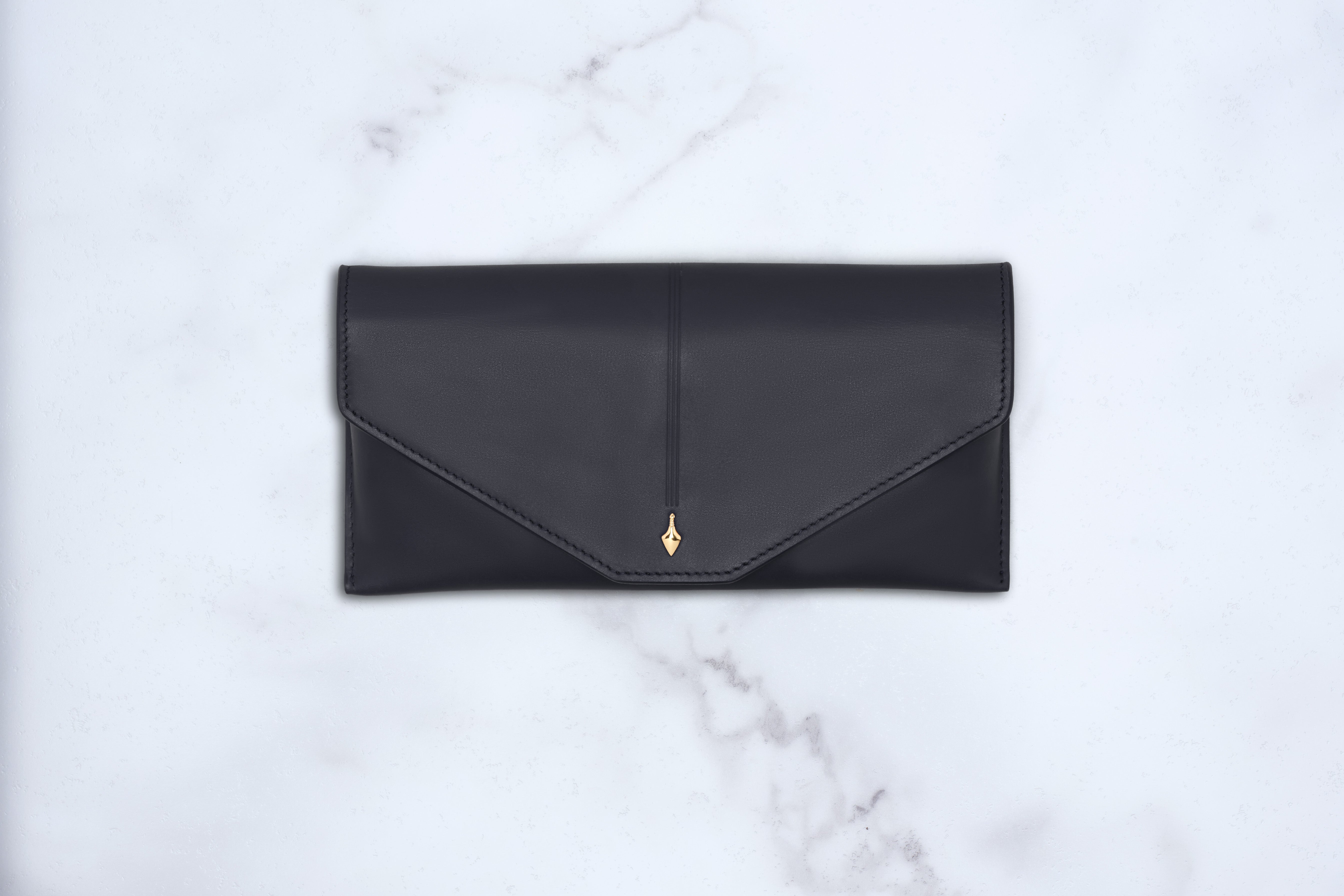 Jacques Marie Mage Circa Envelope custodia occhiali arancione