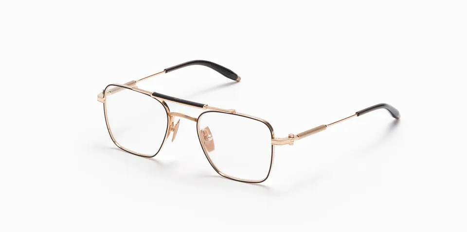Akoni Horizon Europa Rx occhiali da vista oro bianco 50 titanio