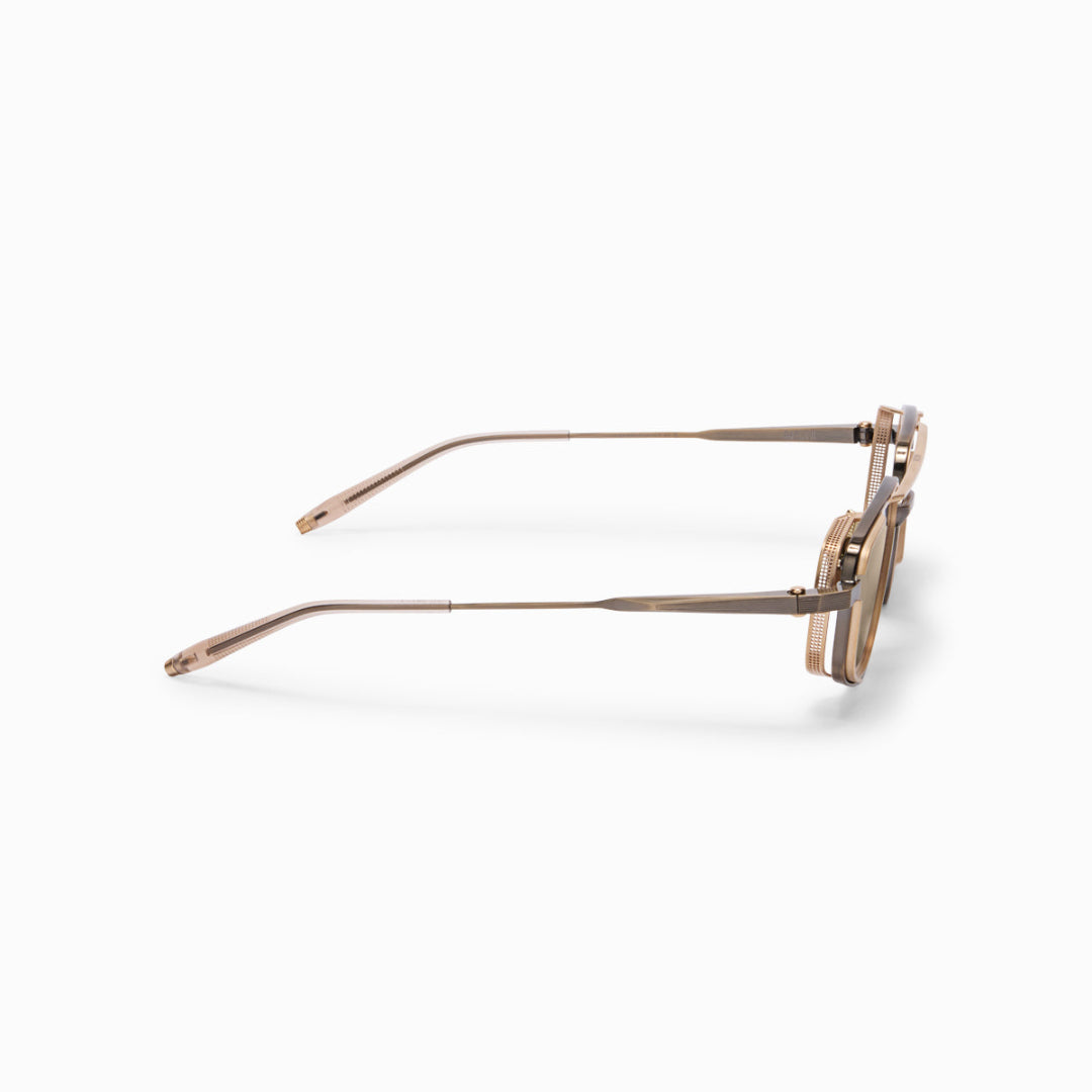 Akoni Horizon Atlantis occhiali da sole antique gold metallo