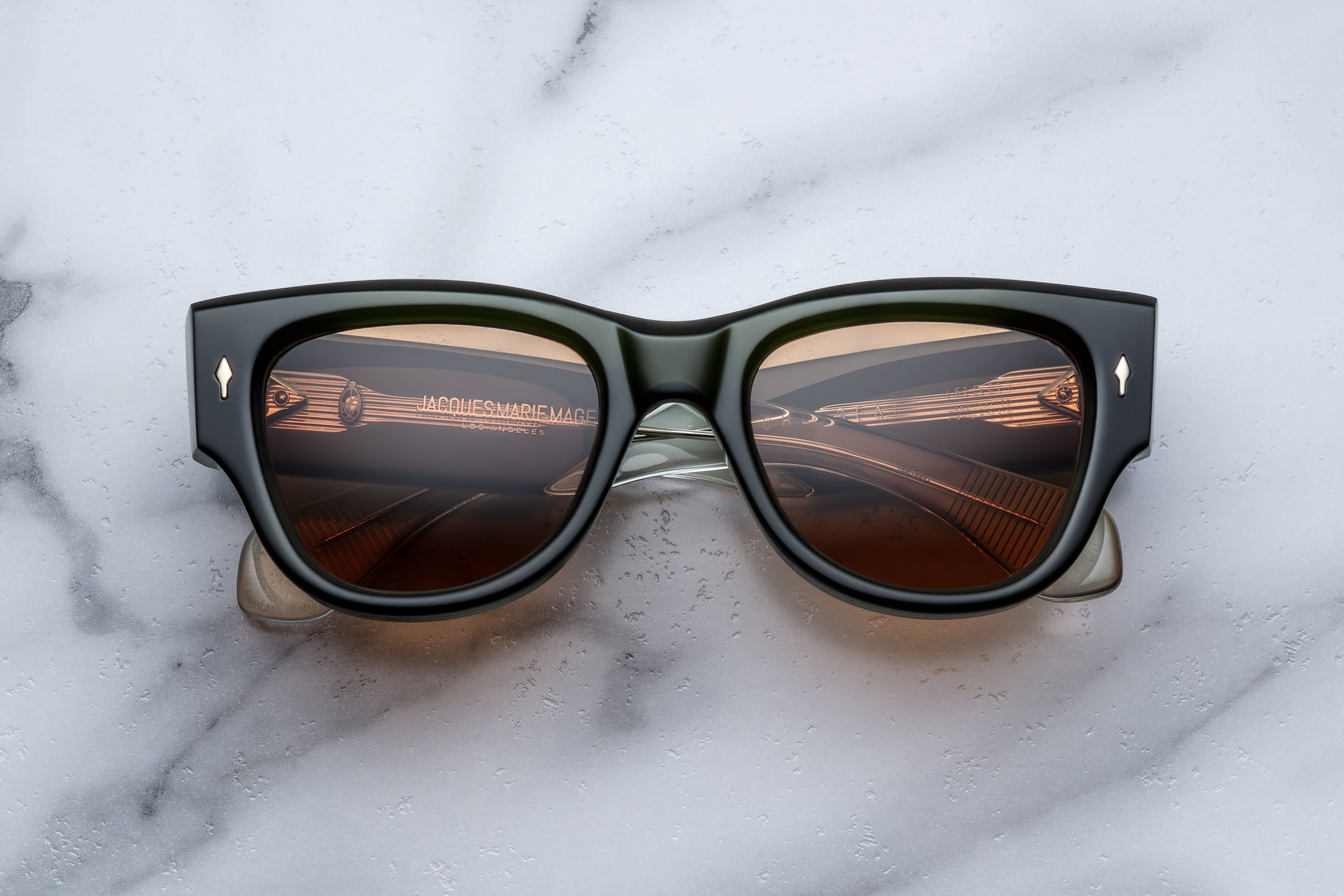 Jacques Marie Mage Chelsea occhiali sole 16C Cobra verde