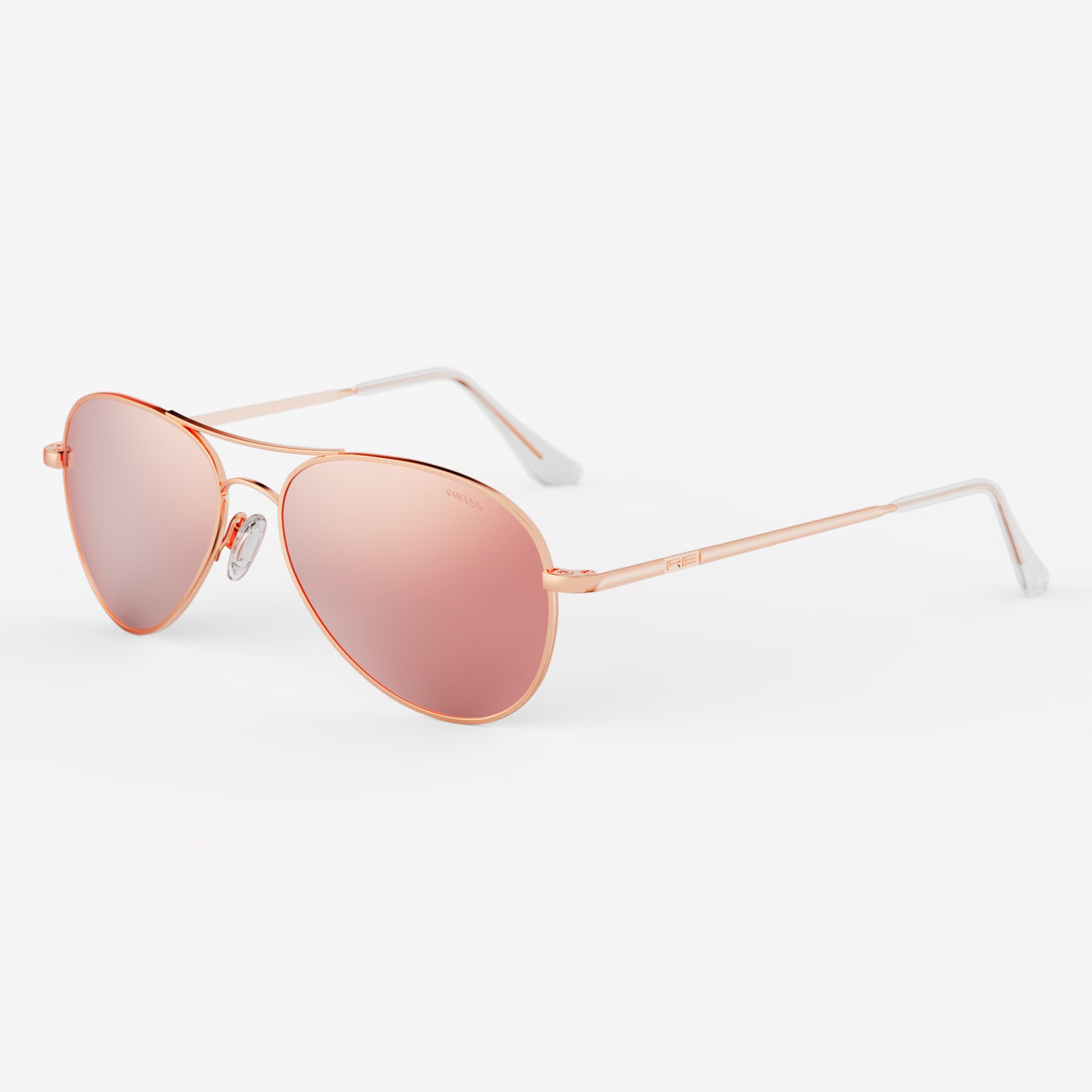 Randolph Amelia occhiali sole 22k Rose Gold 57 mm