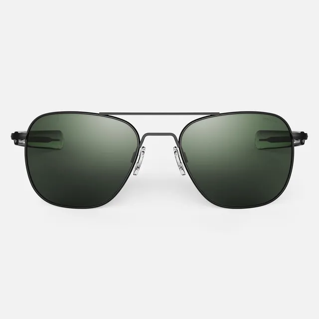Randolph Aviator Matte Black AGX occhiali da sole 55mm