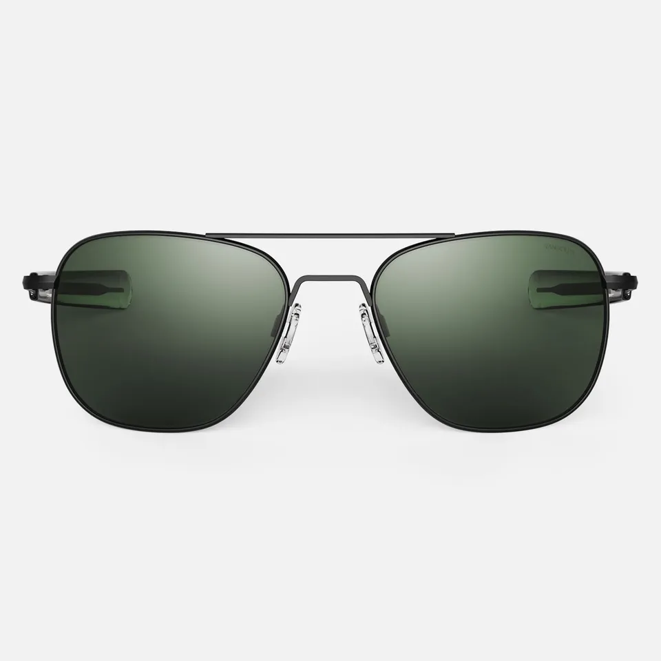 Randolph Aviator Matte Black AGX occhiali da sole 55mm