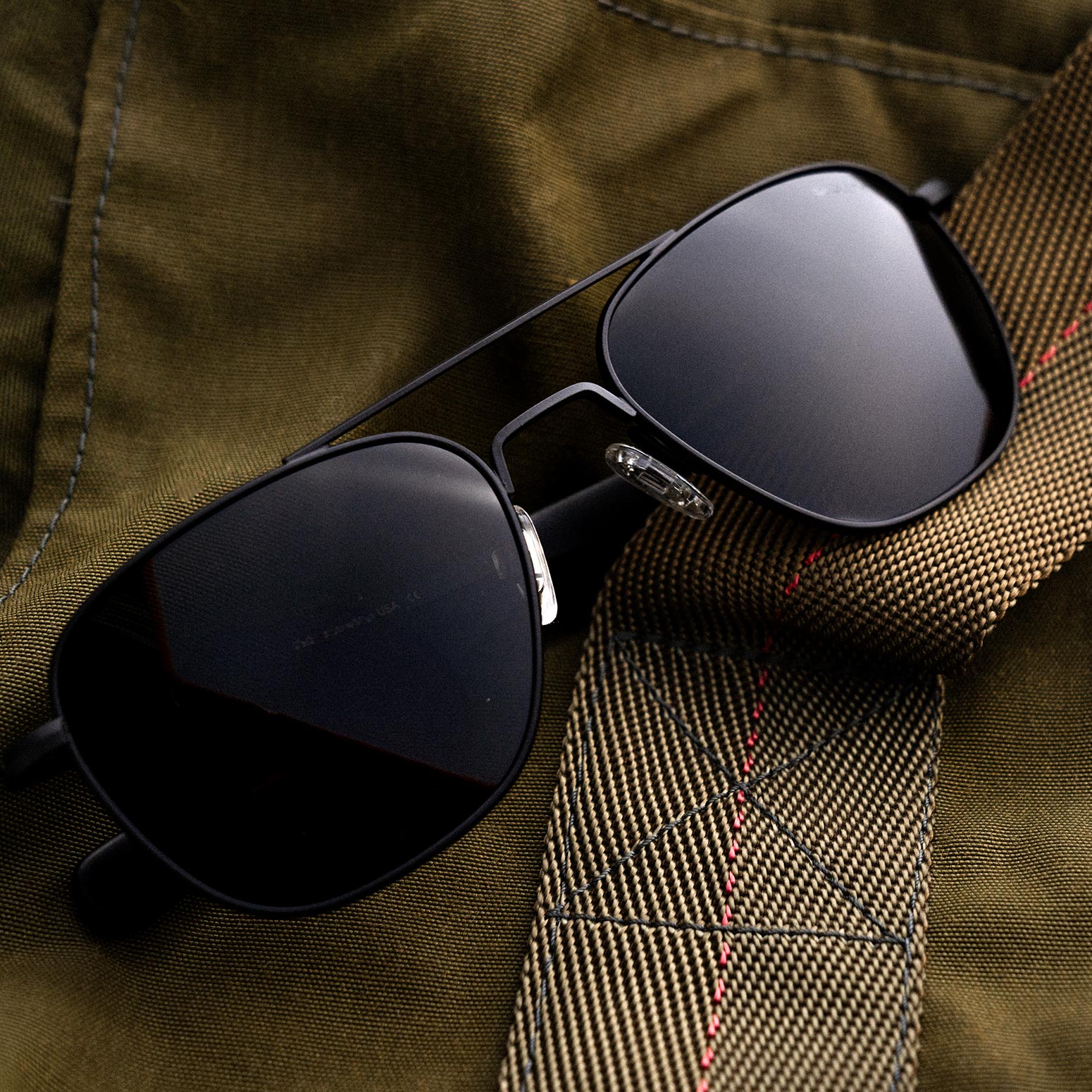 Randolph Aviator Military Special Edition occhiali sole nero opaco
