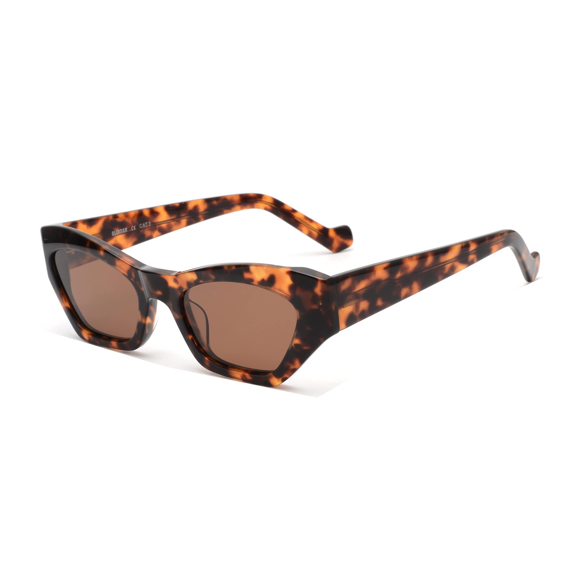 Glindar Cateye occhiali sole donna acetato polarizzate