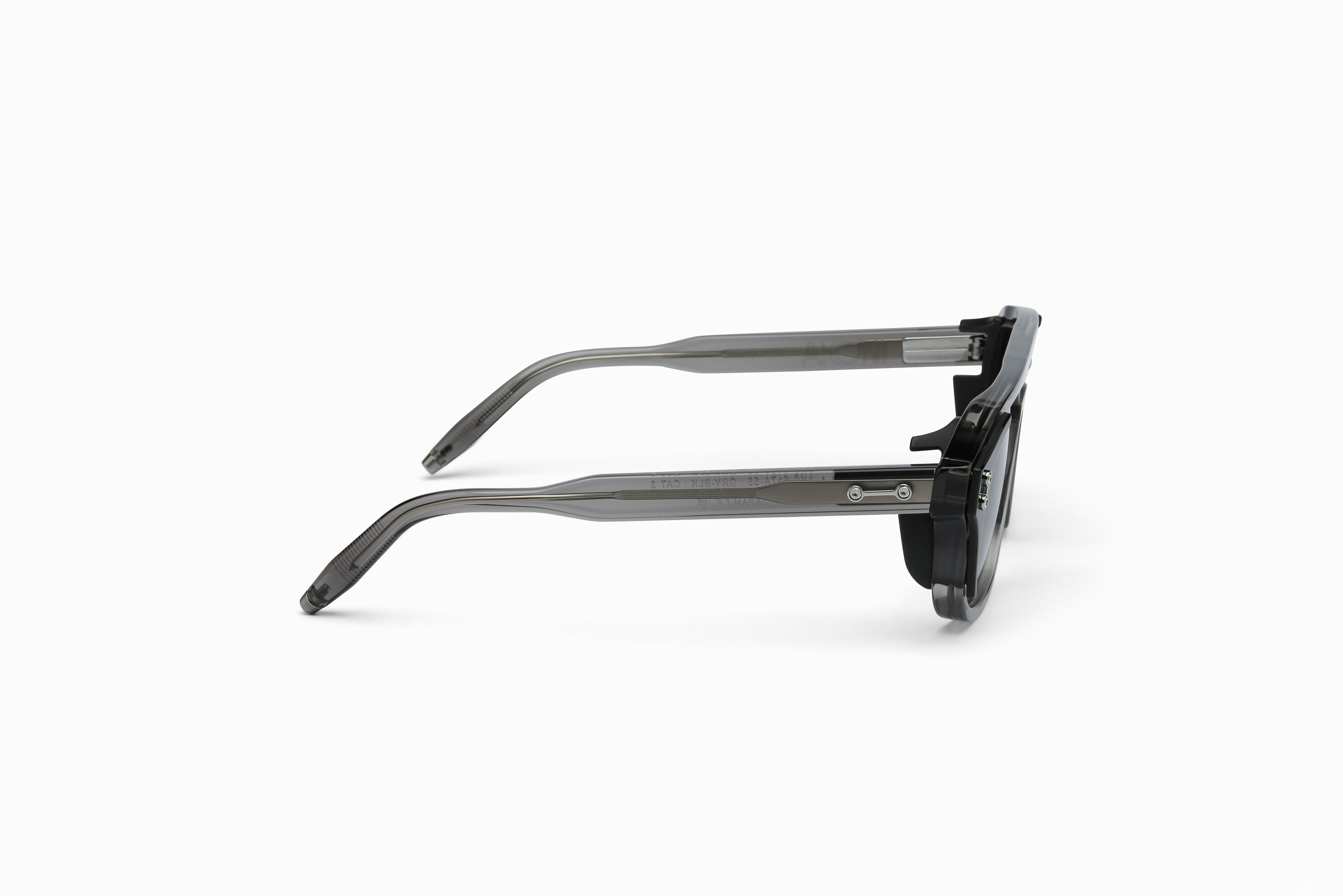 Akoni Horizon Phoenix occhiali da sole Crystal Grey acetato