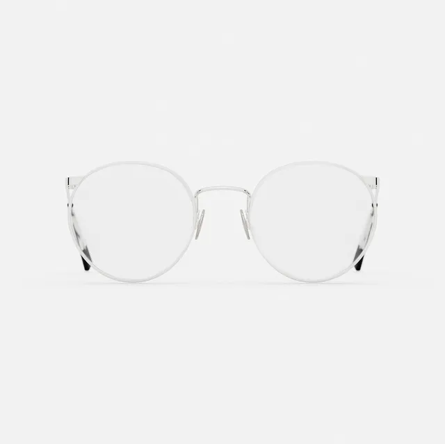 Randolph P3 occhiali vista graduati 23k white gold clear