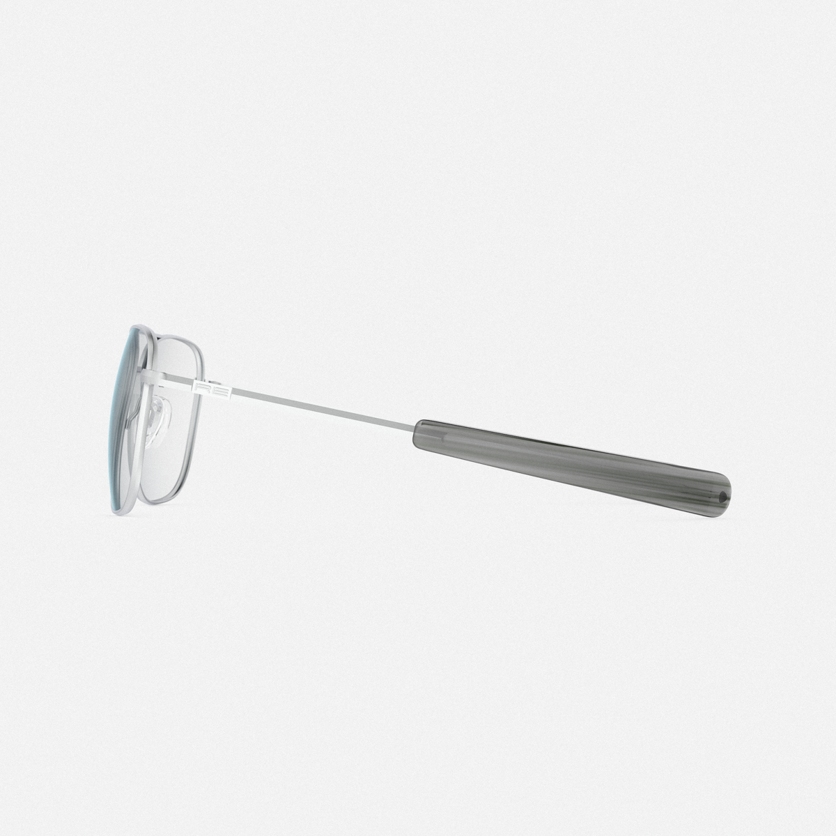 Randolph Aviator Matte Chrome occhiali da vista Clear