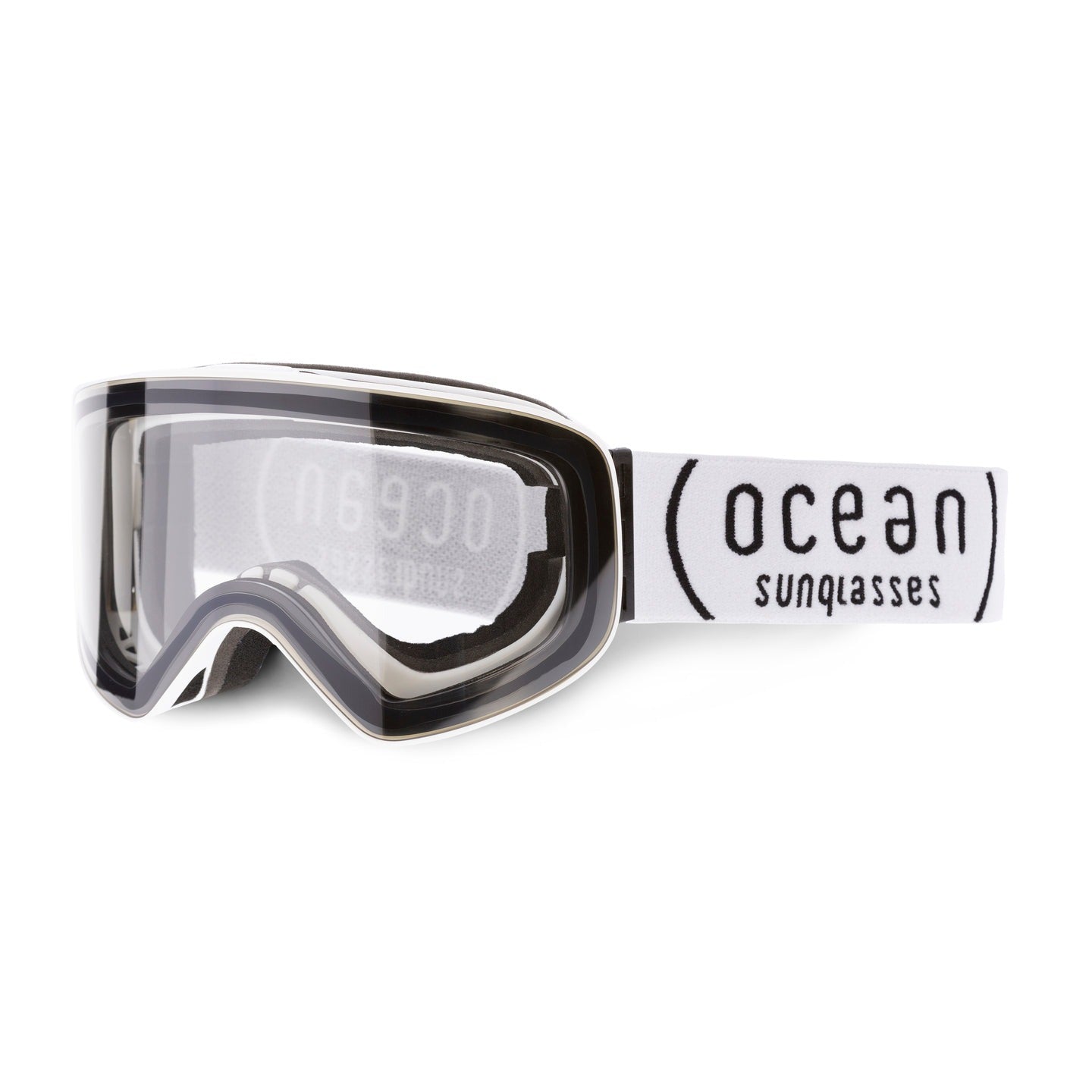 Ocean Eira maschera sci nero fumo antiappannante