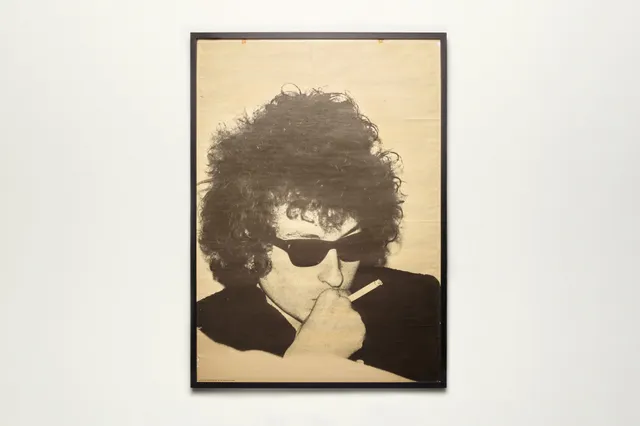 Jacques Marie Mage Bob Dylan 1967 poster Famous Faces
