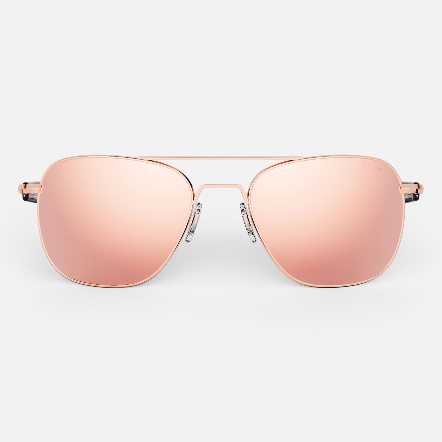 Randolph Aviator occhiali da sole graduati oro rosa 55 mm