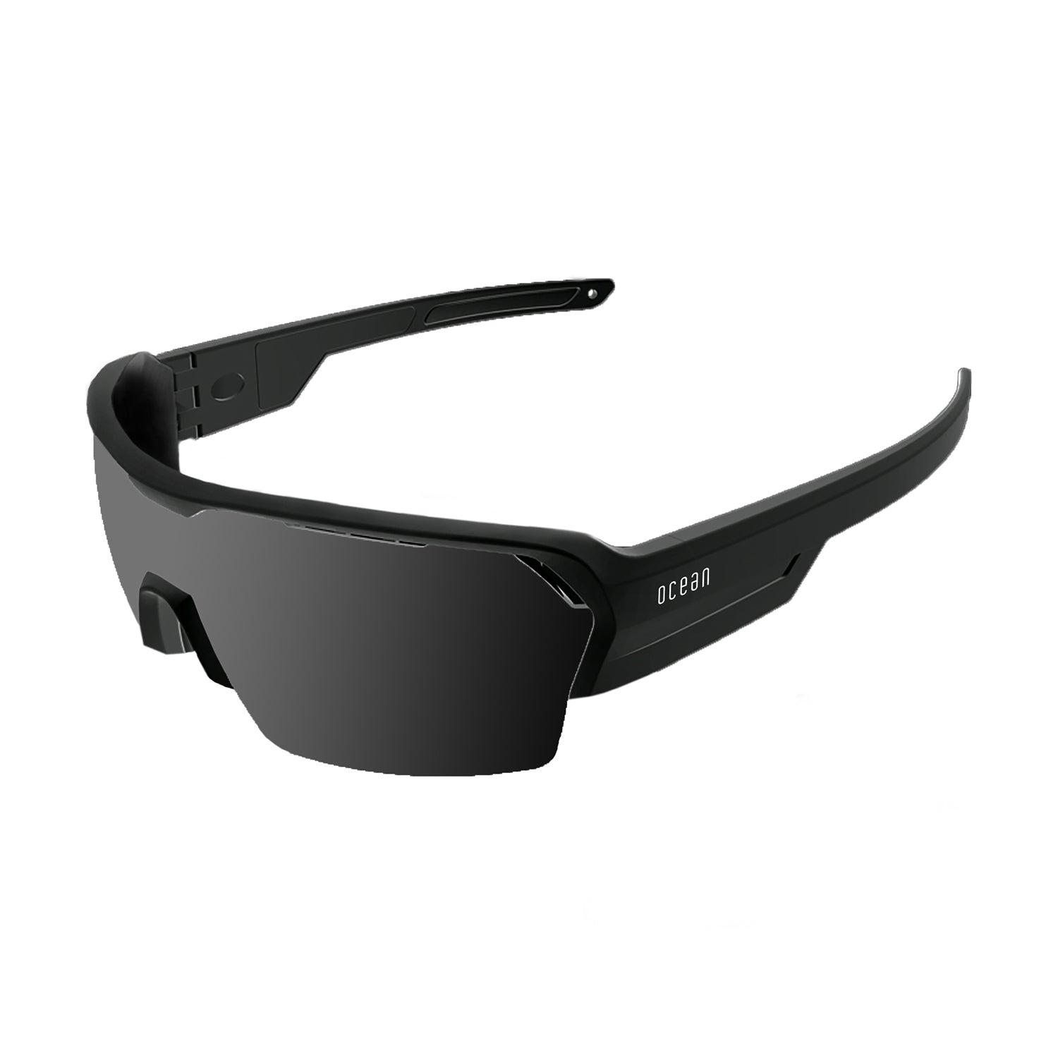 Ocean Sunglasses Race occhiali galleggianti neri fumé
