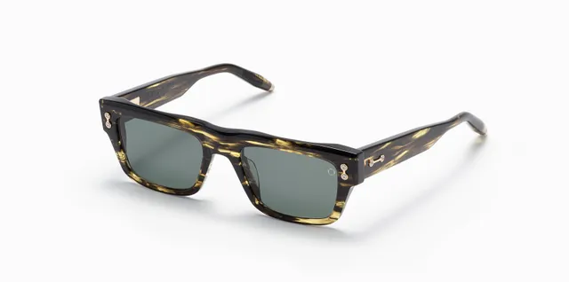 Akoni Horizon Leo occhiali da sole Dark Tortoise acetato