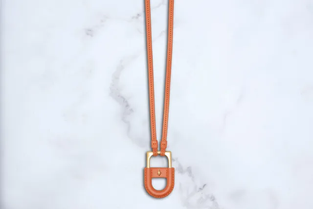 Jacques Marie Mage Bolin accessorio in pelle Orange