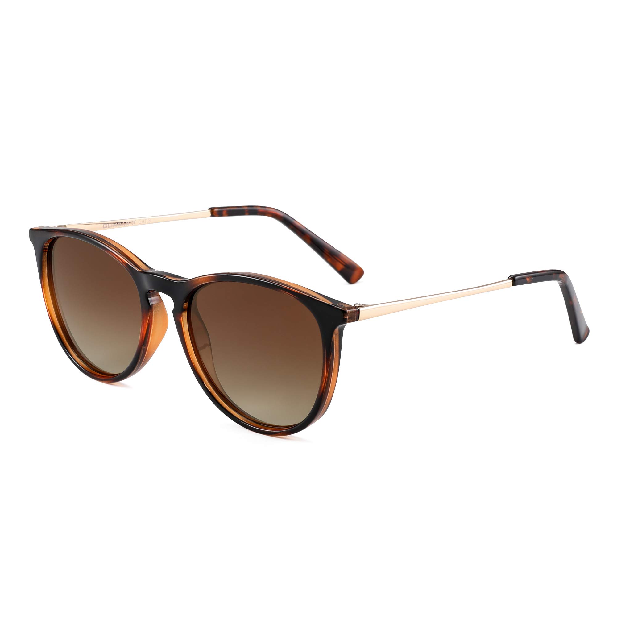 Glindar Retrò occhiali da sole polarizzati rotondi vintage unisex