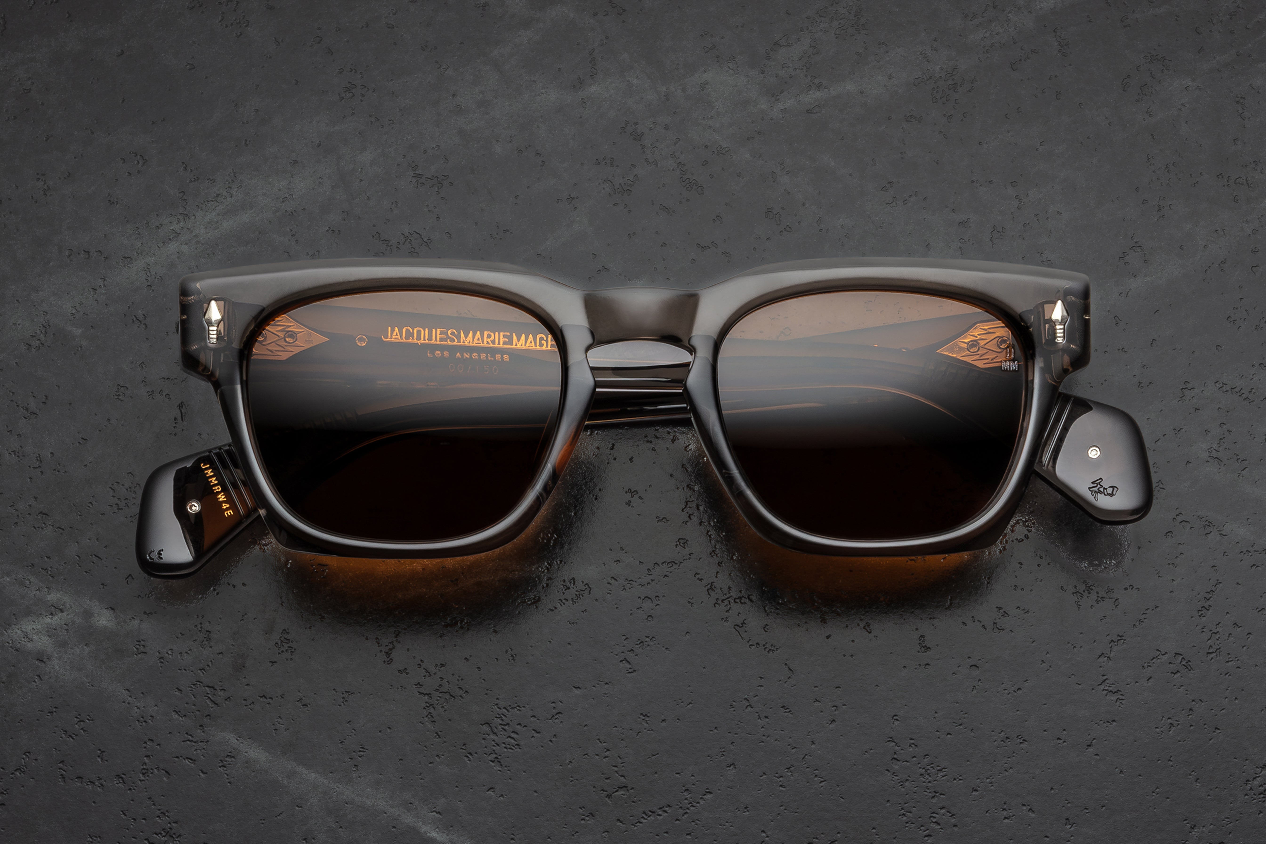Jacques Marie Mage Rawlins K4 occhiali sole vetro onice