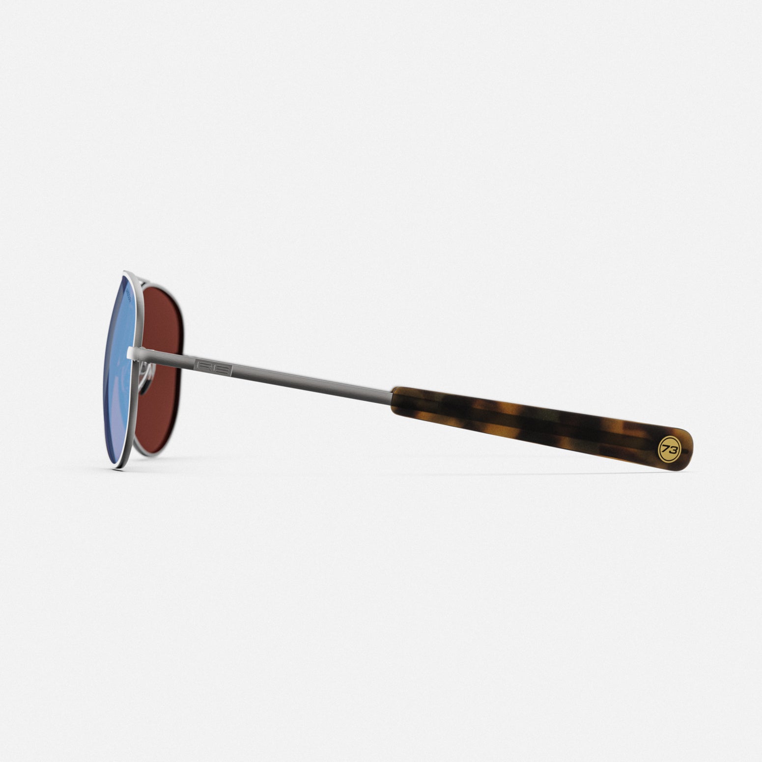 Randolph Concorde occhiali da sole Gunmetal Le Mans Blue