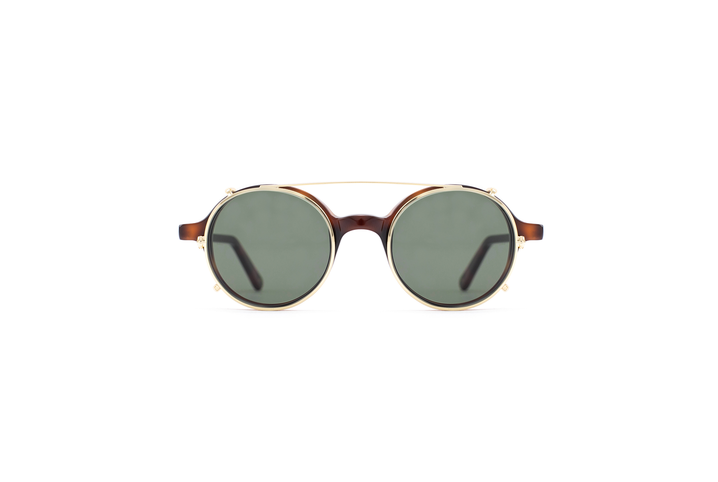 L.G.R Reunion clip-on Gold 02 lente verde