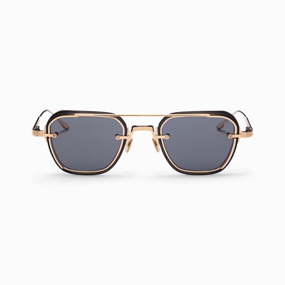 Akoni Horizon Jura occhiali da sole crystal black squadrati