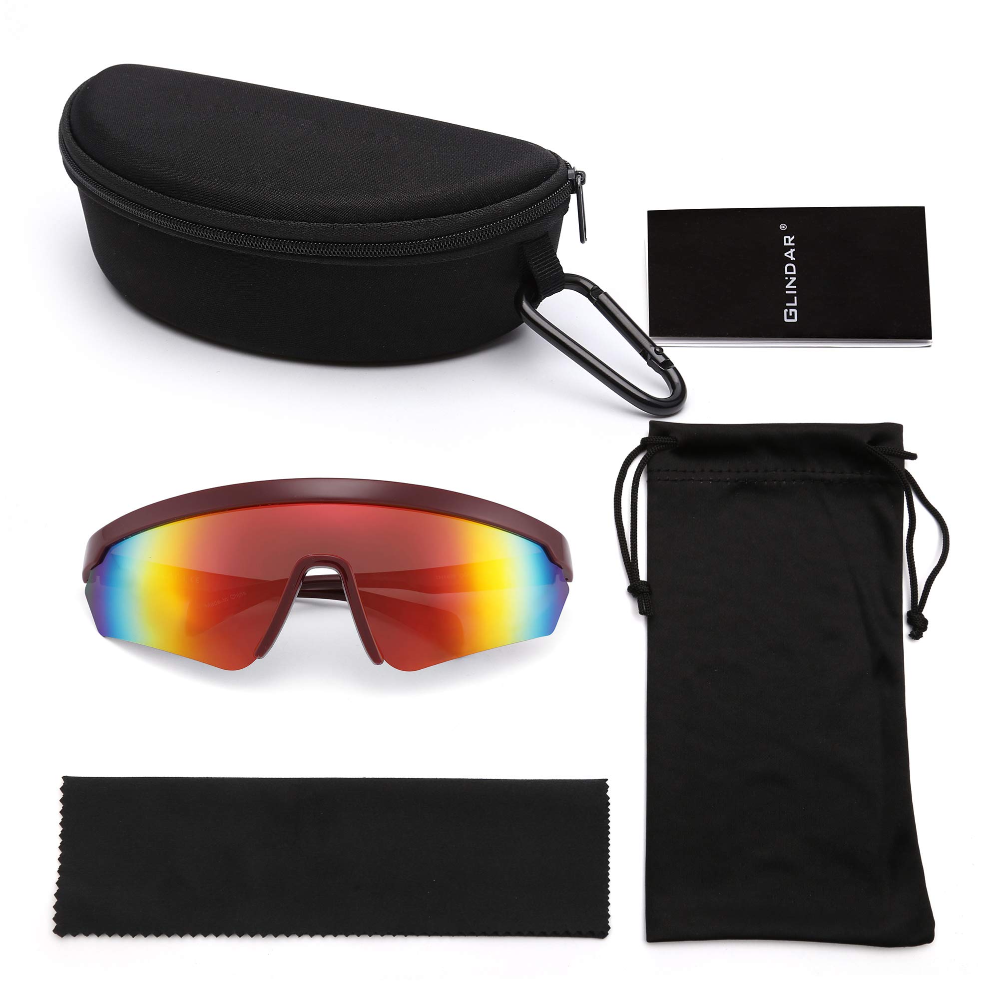 Glindar Sport occhiali da sole polarizzati uomo UV400
