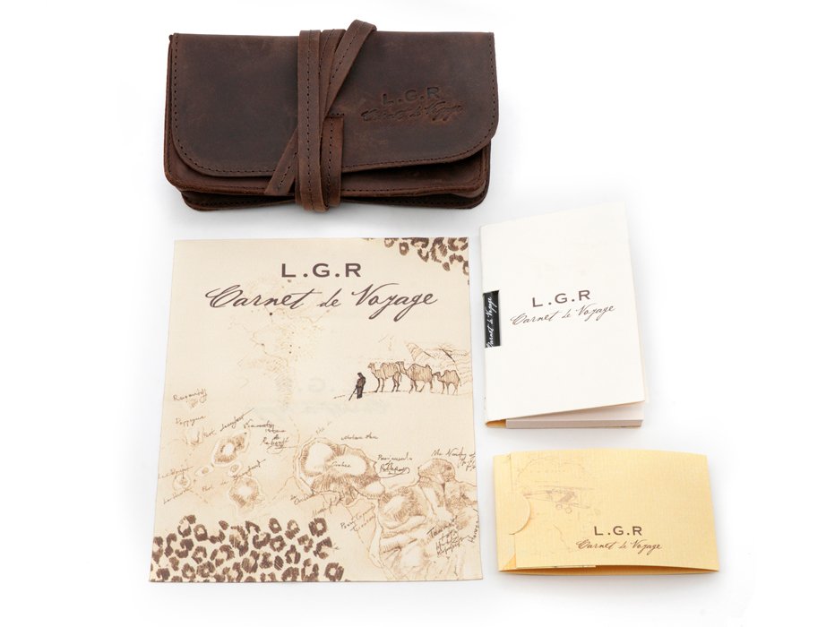 L.G.R Zanzibar Carnet de Voyage occhiali da sole avana verde