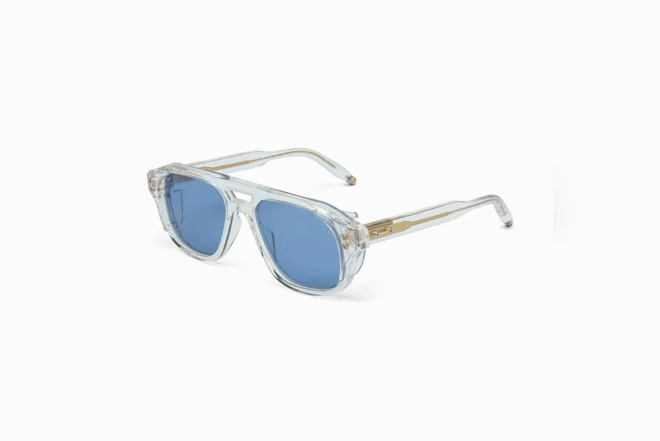 Akoni Horizon Phoenix occhiali da sole crystal clear acetato
