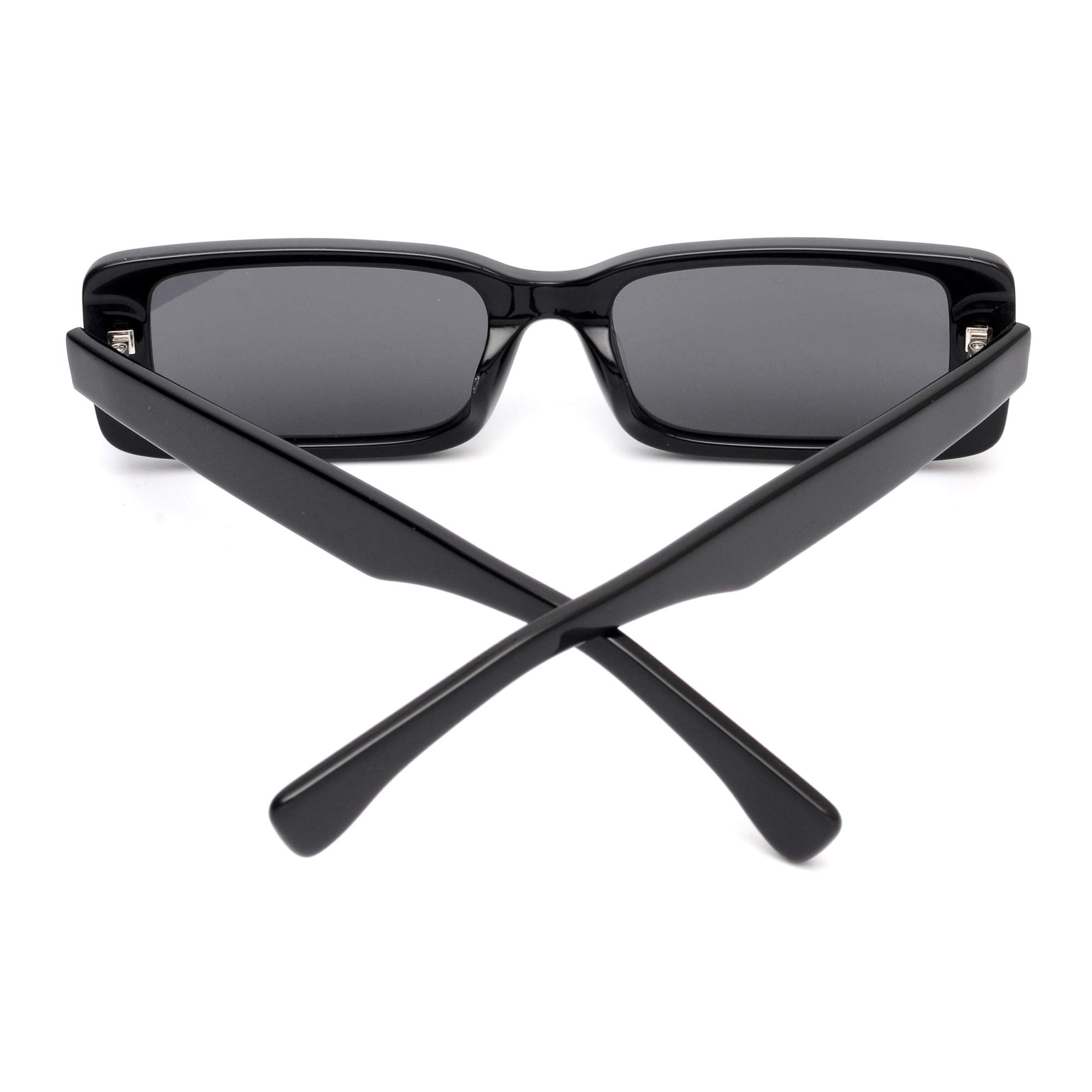 Glindar occhiali da sole rettangolari acetato donna
