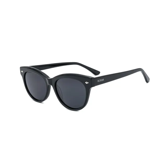 Ocean Sunglasses Navagio occhiali da sole nero lucido polarizzati