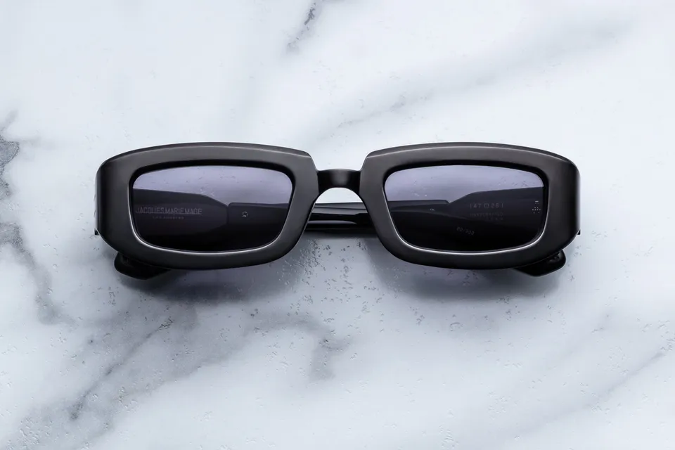 Jacques Marie Mage Ryder 88 occhiali da sole nero carbone