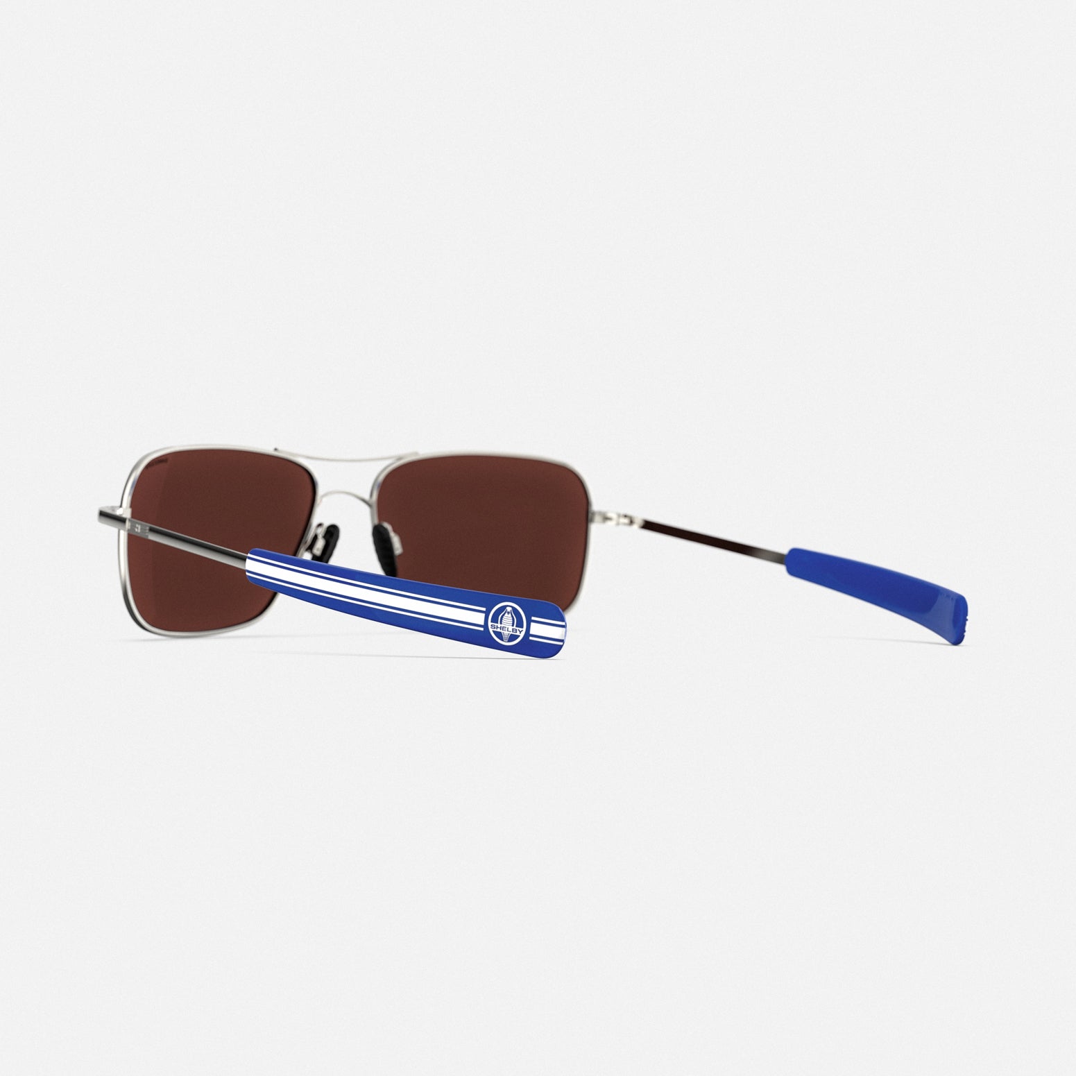 Randolph Shelby Archer Gunmetal occhiali da sole blu