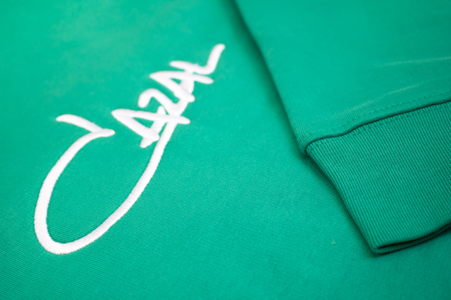 Cazal Vintage Sweater felpa cotone organico verde