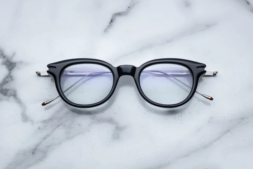 Jacques Marie Mage Hisao RX occhiali da vista Regal blu