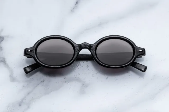 Jacques Marie Mage Balthazar Leather occhiali da sole K21