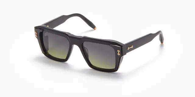 Akoni Horizon Hercules occhiali sole nero acetato