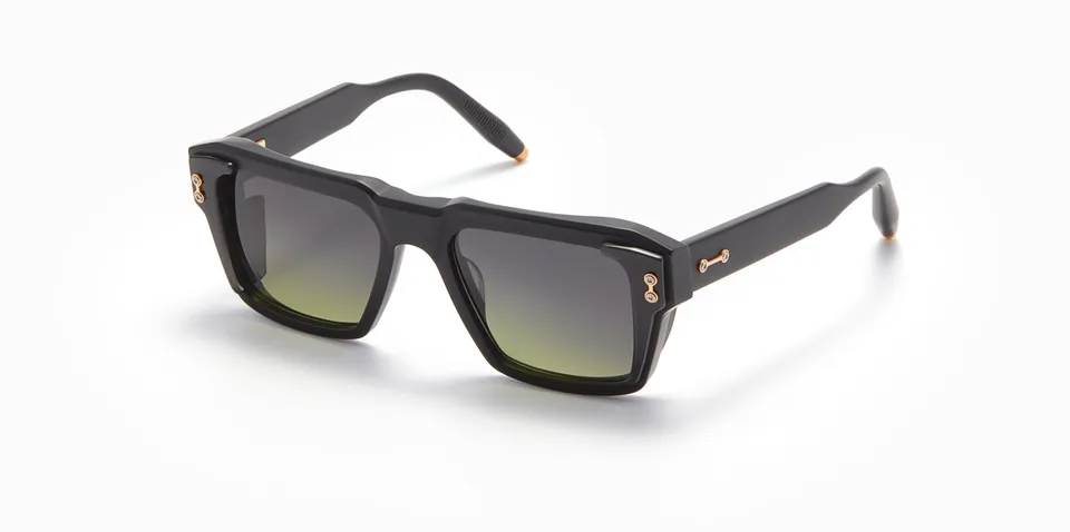 Akoni Horizon Hercules occhiali sole nero acetato