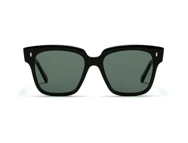 L.G.R Dakhla occhiali da sole Black 01 lente verde