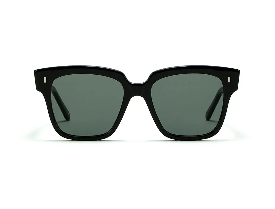 L.G.R Dakhla occhiali da sole Black 01 lente verde