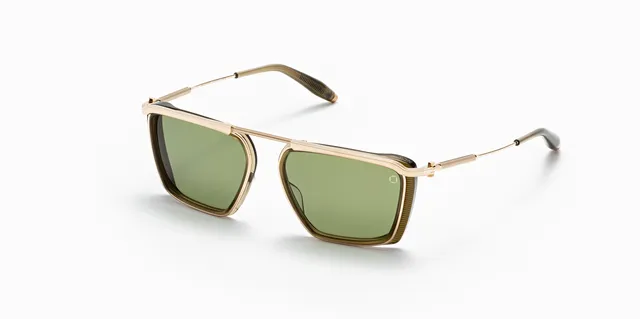 Akoni Horizon Ulysses occhiali da sole verde misura 57