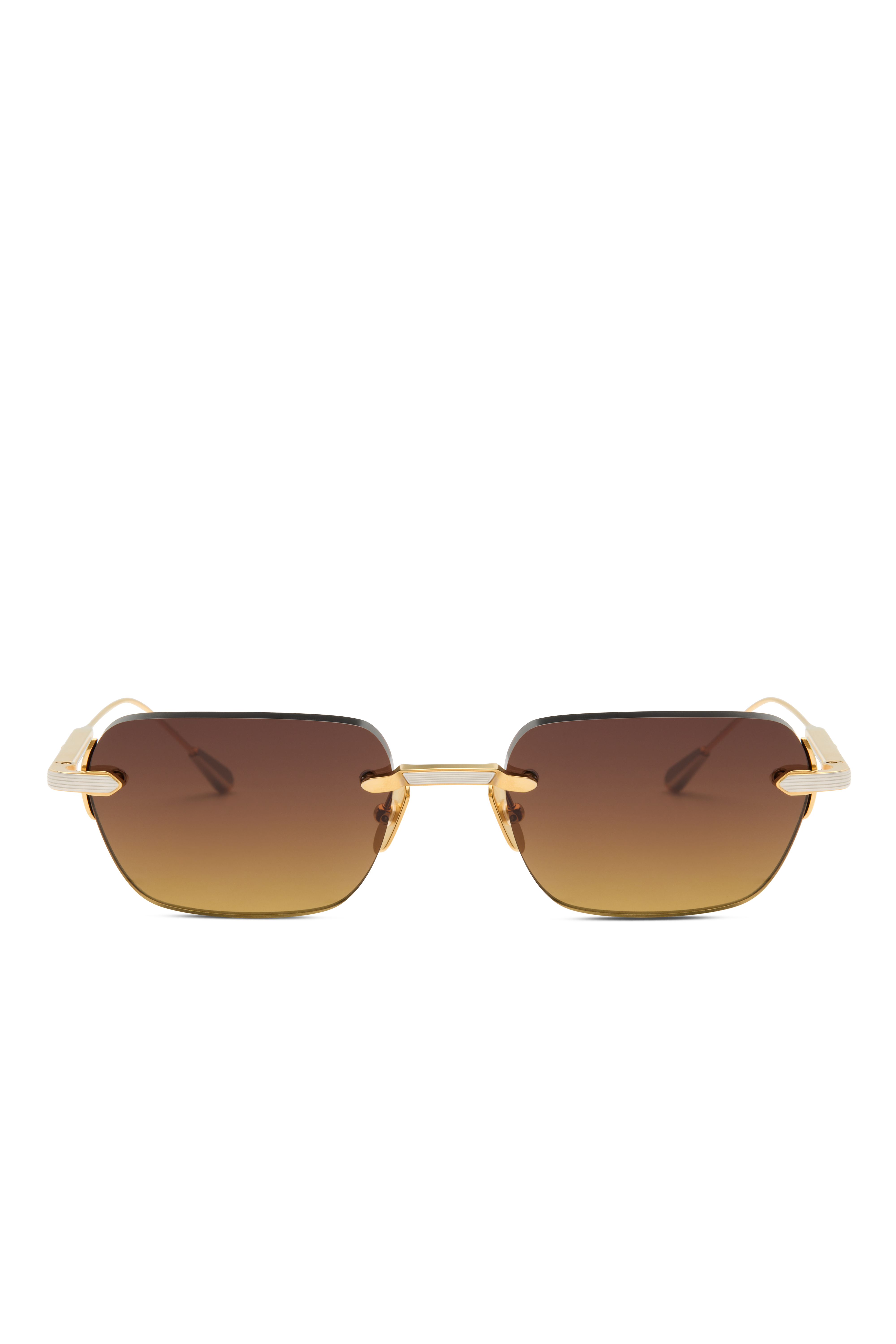 Lunetterie Générale Wabi-Sabi occhiali sole rimless nero blu
