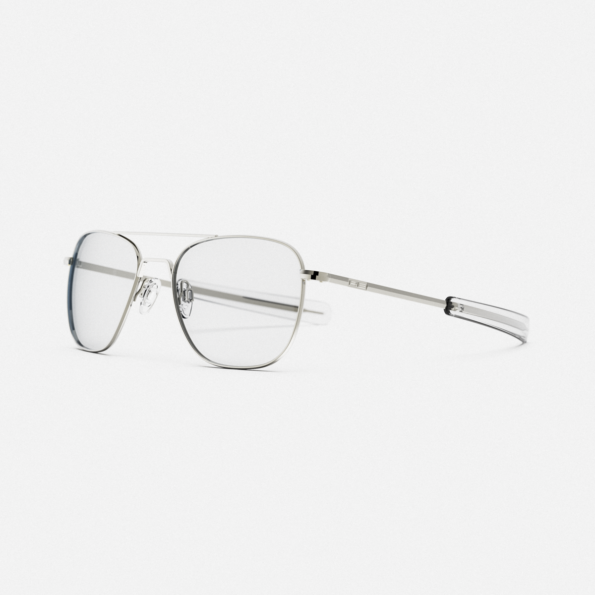 Randolph Aviator Gunmetal Clear occhiali da vista graduati
