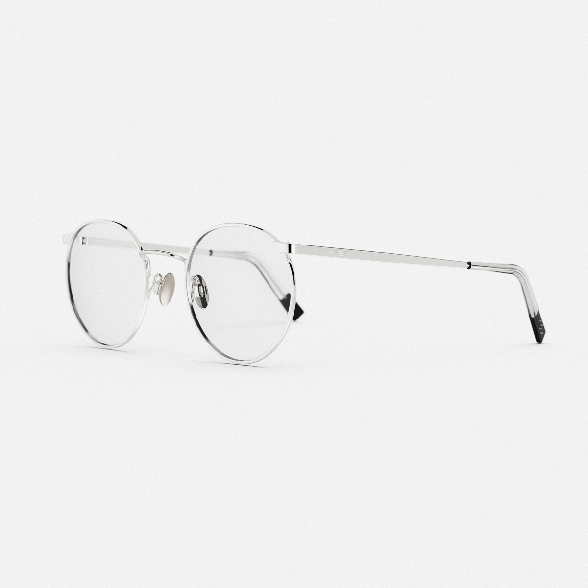 Randolph P3 occhiali vista graduati 23k white gold clear