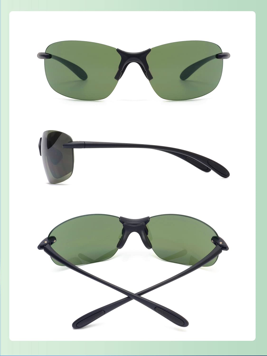 Glindar TR90 Pilot occhiali da sole sportivi uomo donna