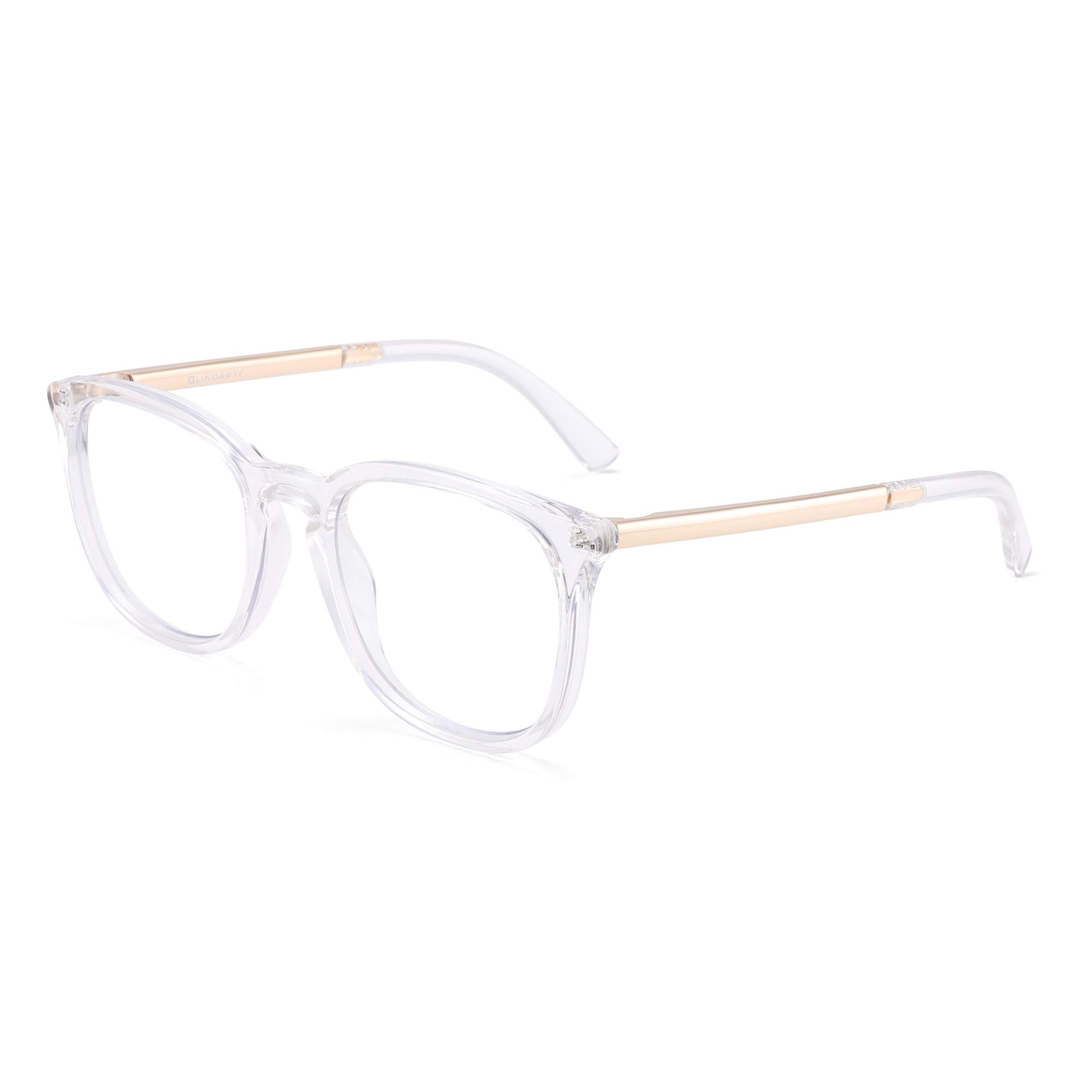 Glindar Nerd quadrati occhiali computer filtro luce blu