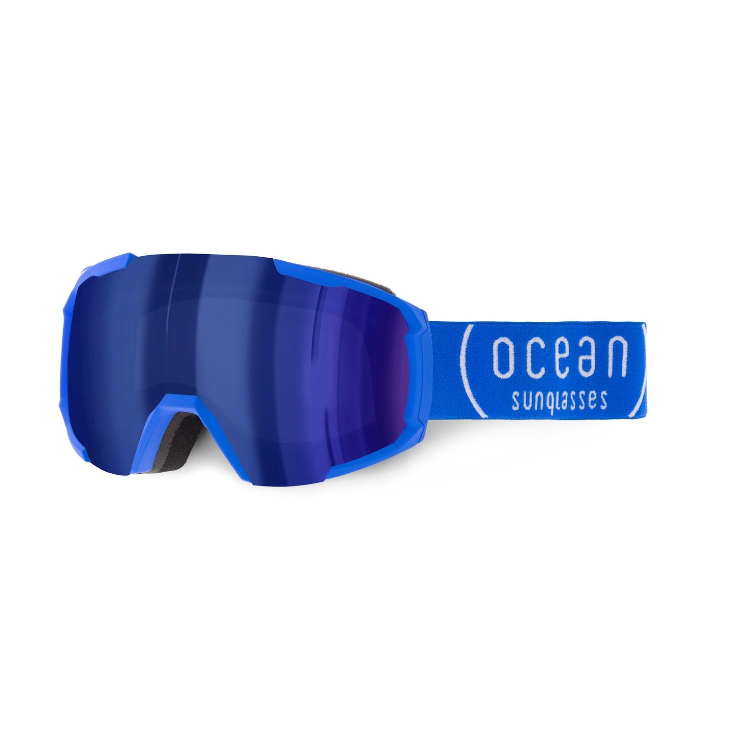 Ocean Sunglasses Kalnas maschera da sci nera lente smoke