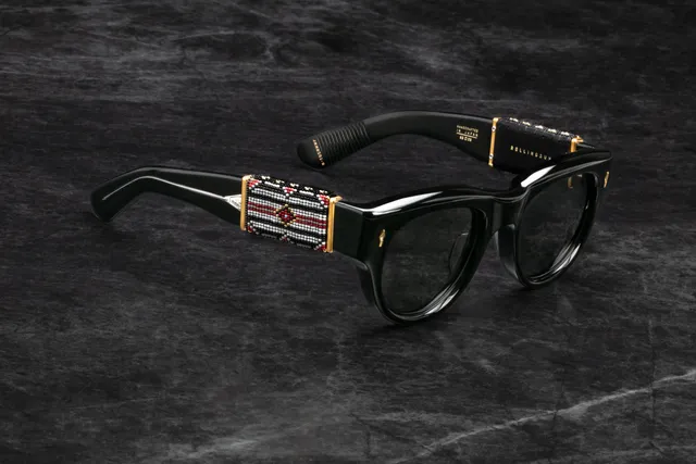 Jacques Marie Mage Beaded Rollingsun 1:1 occhiali da sole vetro