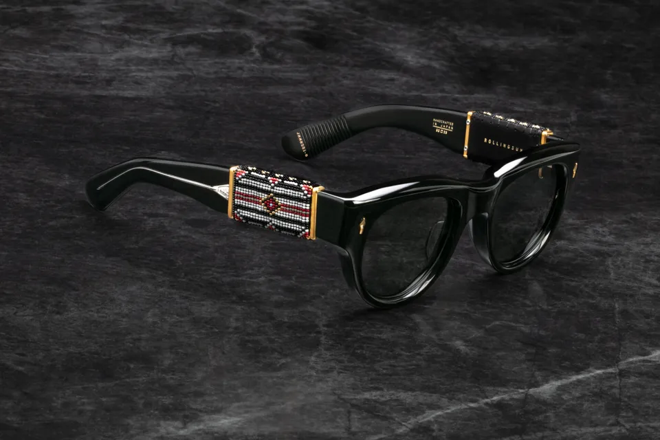 Jacques Marie Mage Beaded Rollingsun 1:1 occhiali da sole vetro