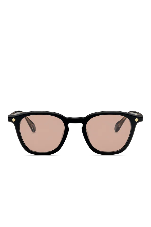 Lunetterie Generale Maestro occhiali personalizzati nero oro 24K